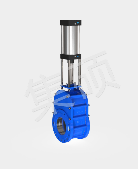 气动对夹型双闸板闸阀