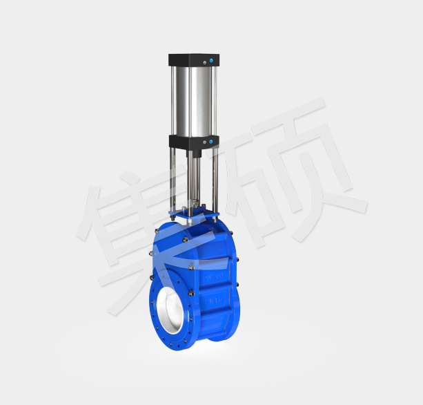 气动对夹型陶瓷双闸板闸阀